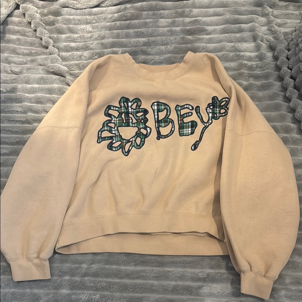 Urban Outfitters Cream Obey Sweatshirt